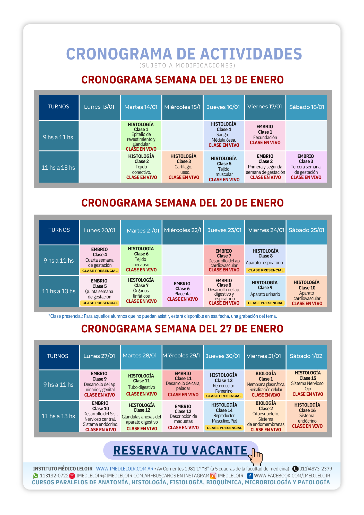 Reserva tu vacante - Histo 3