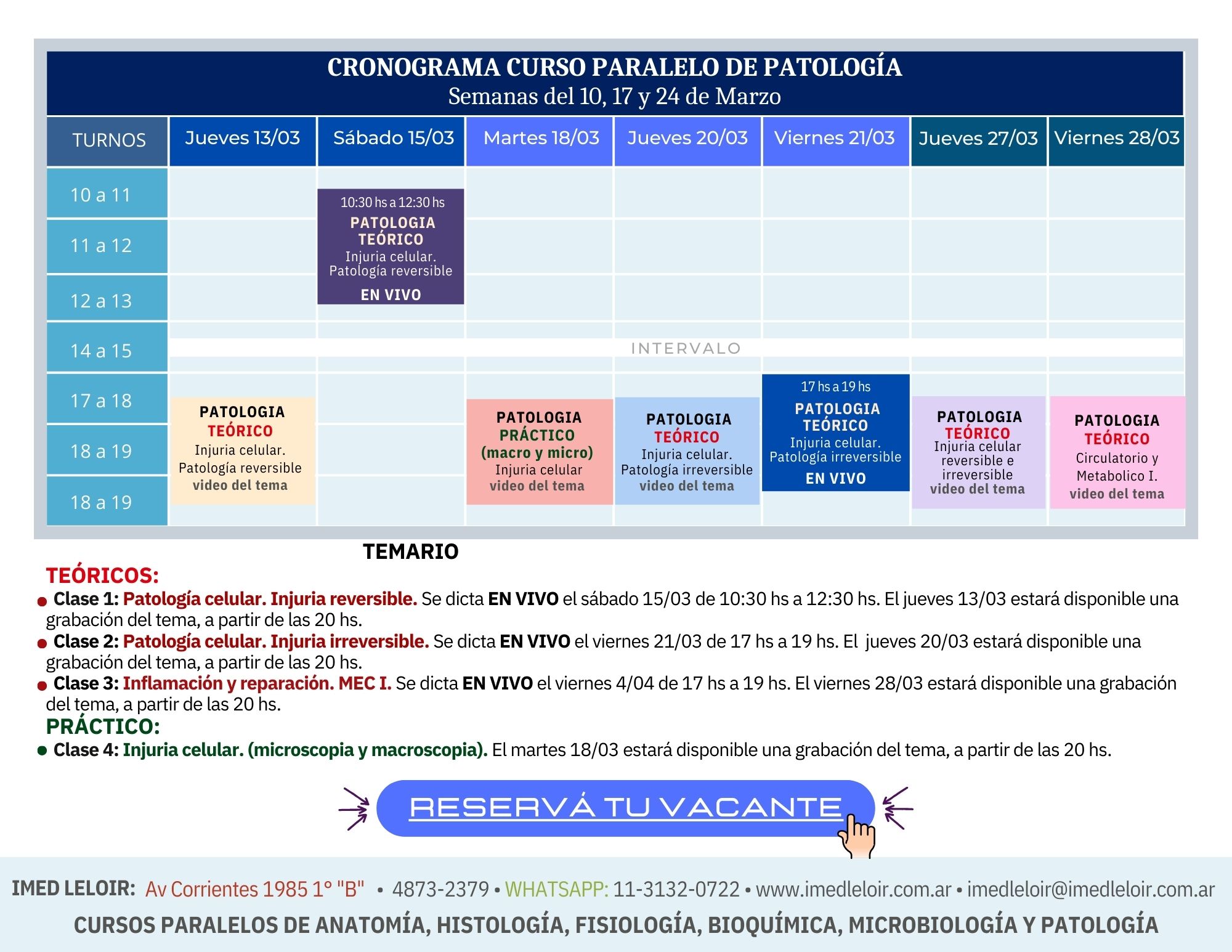 Cronograma 3er Año - Hoja 2