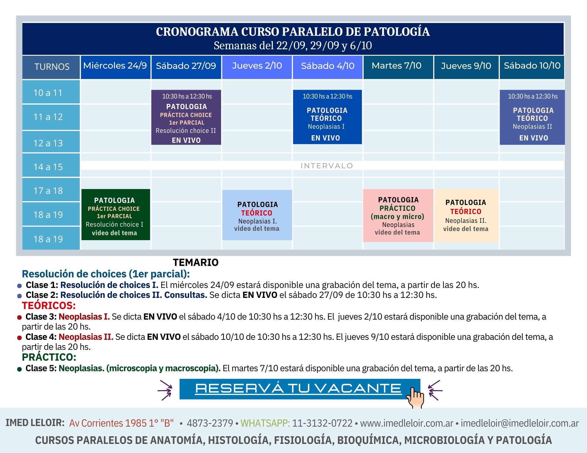 Cronograma 3er Año - Hoja 2