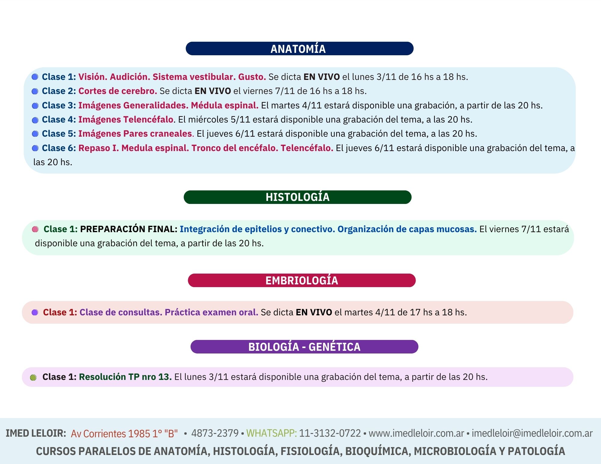 IMED Leloir – Página 3 – Clases en vivo