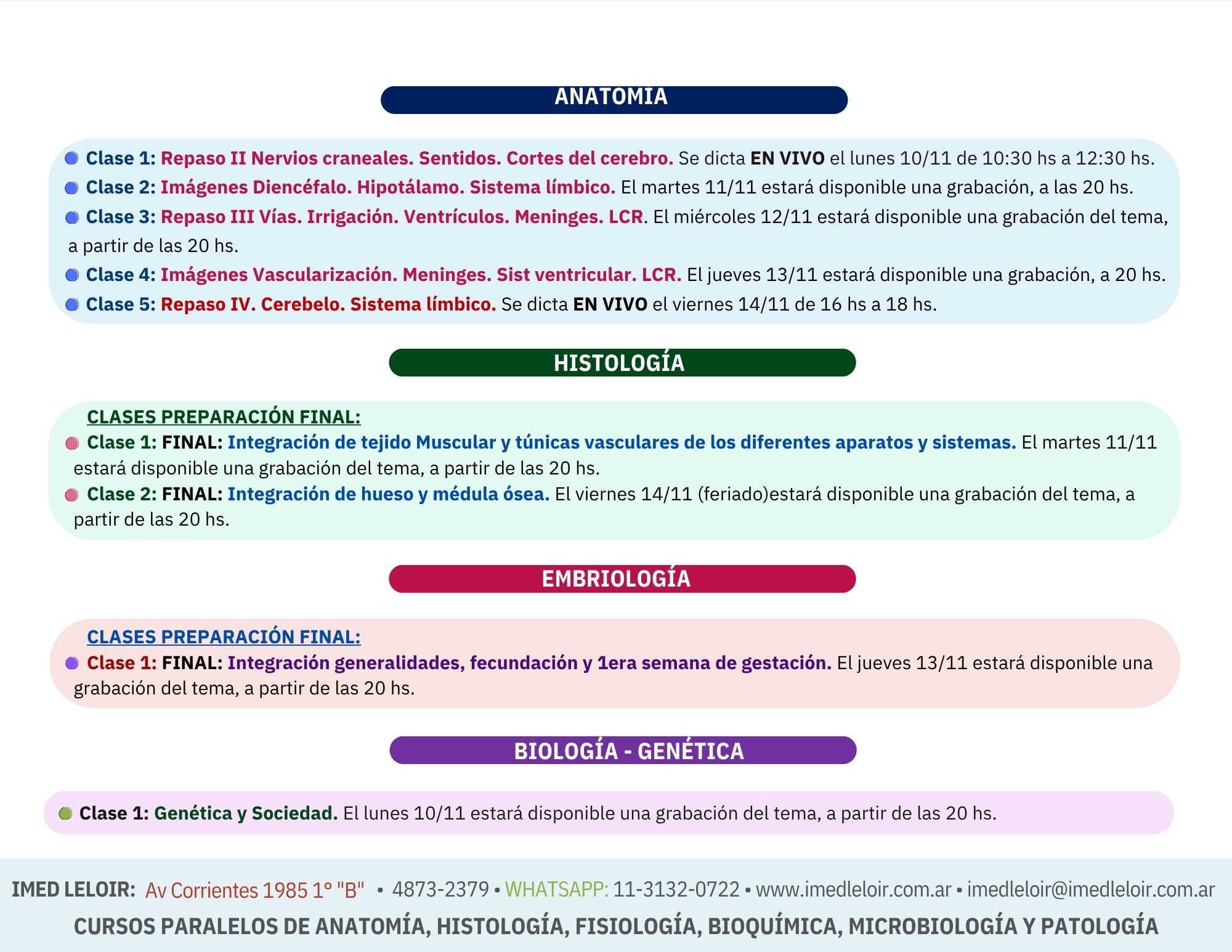 IMED Leloir – Página 5 – Curso Medicina UBA