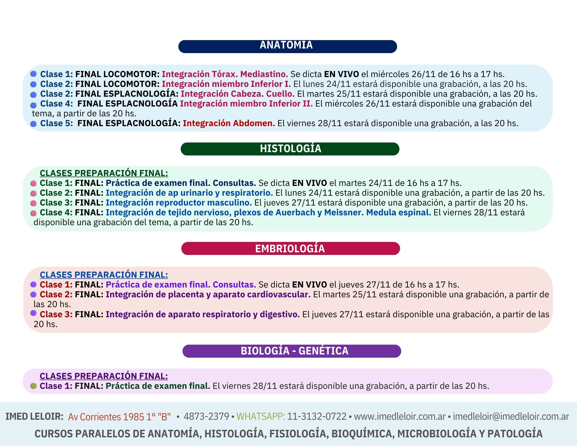 IMED Leloir – Clases en vivo – Página 3