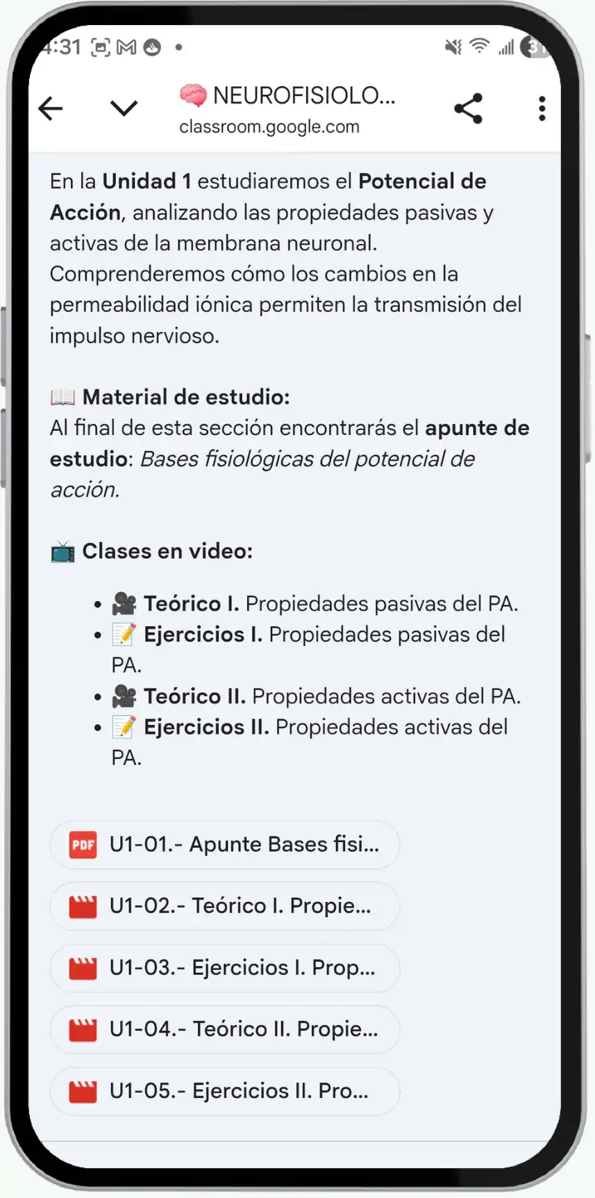 App IMED Leloir Fisiología